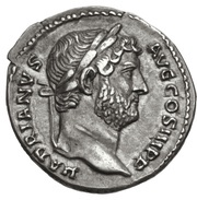 Denarius - Hadrian AEGYPTOS; Egypt obverse image