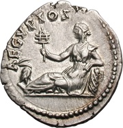 Denarius - Hadrian AEGYPTOS; Egypt, Rome, 130-133 reverse image