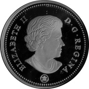 25 Cents - Elizabeth II Our home and native land; silver obverse image