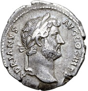 Denarius - Hadrian AFRICA; Africa obverse image