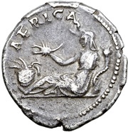 Denarius - Hadrian AFRICA; Africa, Rome, 130-133 reverse image