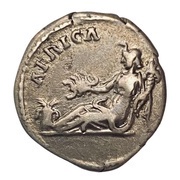 Denarius - Hadrian AFRICA; Africa, Rome, 130-133 reverse image