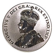 25 Cents In the name of George V; The Forgotten 1927 Designs - 25 Cents obverse image