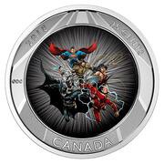 25 Cents - Elizabeth II Justice League, Canada, 2018 reverse image