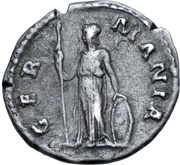 Denarius - Hadrian GERMANIA; Germania, Rome, 130-133 reverse image