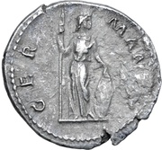 Denarius - Hadrian GERMANIA; Germania, Rome, 130-133 reverse image