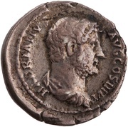Denarius - Hadrian HISPANIA; Hispania obverse image