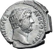 Denarius - Hadrian ITALIA; Italia obverse image