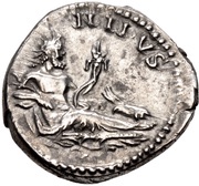 Denarius - Hadrian NILVS; Nilus, Rome, 130-133 reverse image