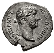 Denarius - Hadrian NILVS; Nilus obverse image