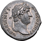 Denarius - Hadrian RESTITVTORI GALLIAE; Gallia obverse image