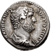 Denarius - Hadrian RESTITVTORI GALLIAE; Gallia obverse image