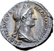 Denarius - Sabina CONCORDIA AVG; Concordia obverse image