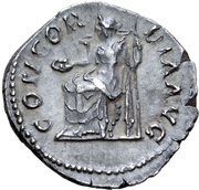 Denarius - Sabina CONCORDIA AVG; Concordia, Rome, 130-133 reverse image