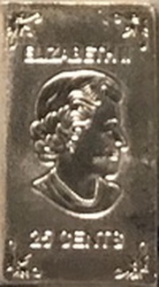 25 Cents - Elizabeth II Maple Flex Bar obverse image
