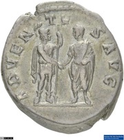 Denarius - Hadrian ADVENTVS AVG; Roma, Rome, 133-135 reverse image