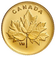 25 Cents Maple leaves bouquet, Canada, 2019 reverse image