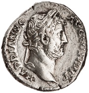 Denarius - Hadrian FELICITAS AVG; Felicitas obverse image