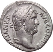 Denarius - Hadrian FORTVNAE REDVCI; Fortuna obverse image