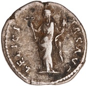 Denarius - Hadrian FELICITAS AVG; Felicitas, Rome, 133-135 reverse image