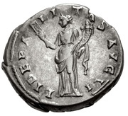 Denarius - Hadrian LIBERALITAS AVG VI; Liberalitas, Rome, 133-135 reverse image