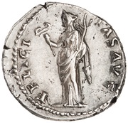 Denarius - Hadrian FELICITAS AVG; Felicitas, Rome, 133-135 reverse image