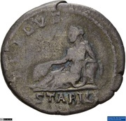 Denarius - Hadrian TELLVS STABIL; Tellus, Rome, 133-135 reverse image