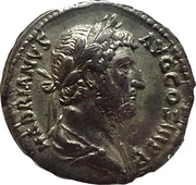 Denarius - Hadrian TELLVS STABIL; Tellus obverse image