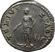 Denarius - Hadrian TELLVS STABIL; Tellus, Rome, 133-135 reverse image