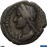 Denarius - Sabina IVNONI REGINAE; Juno obverse image