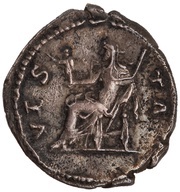 Denarius - Sabina VESTA; Vesta, Rome, 133-135 reverse image