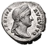 Denarius - Sabina IVNONI REGINAE; Juno obverse image