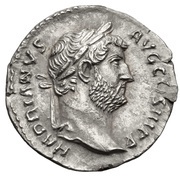 Denarius - Hadrian FIDES PVBLICA; Fides obverse image