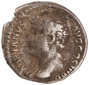Denarius - Hadrian FIDES PVBLICA; Fides obverse image