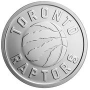 25 Cents - Elizabeth II Toronto Raptors, Canada, 2020 reverse image