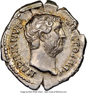 Denarius - Hadrian VICTORIA AVG; Victory obverse image