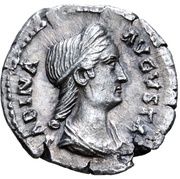 Denarius - Sabina VENERI GENETRICI; Venus obverse image