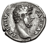 Denarius - Lucius Aelius TR POT COS II PIETAS; Pietas obverse image