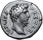 Denarius - Lucius Aelius TR POT COS II; Felicitas obverse image