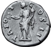Denarius - Lucius Aelius TR POT COS II; Felicitas, Rome, 137 reverse image