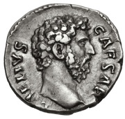 Denarius - Lucius Aelius TR POT COS II; Pietas obverse image