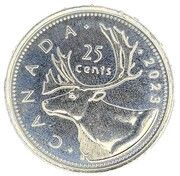 25 Cents - Charles III, Canada, 2023-2024 reverse image
