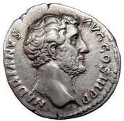 Denarius - Hadrian AEQVITAS AVG; Aequitas obverse image