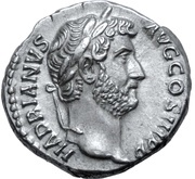 Denarius - Hadrian ANNONA AVG; Aequitas obverse image