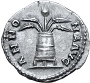 Denarius - Hadrian ANNONA AVG; Aequitas, Rome, 137-138 reverse image