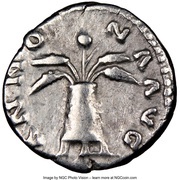 Denarius - Hadrian ANNONA AVG; Aequitas, Rome, 137-138 reverse image