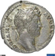 Denarius - Hadrian PROVIDENTIA AVG; Providentia obverse image