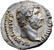 Denarius - Hadrian VOTA PVBLICA obverse image
