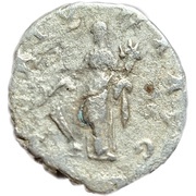 Denarius - Hadrian FORTVNA AVG; Fortuna, Rome, 137-138 reverse image