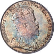 50 Cents - Edward VII Victorian Leaves obverse image